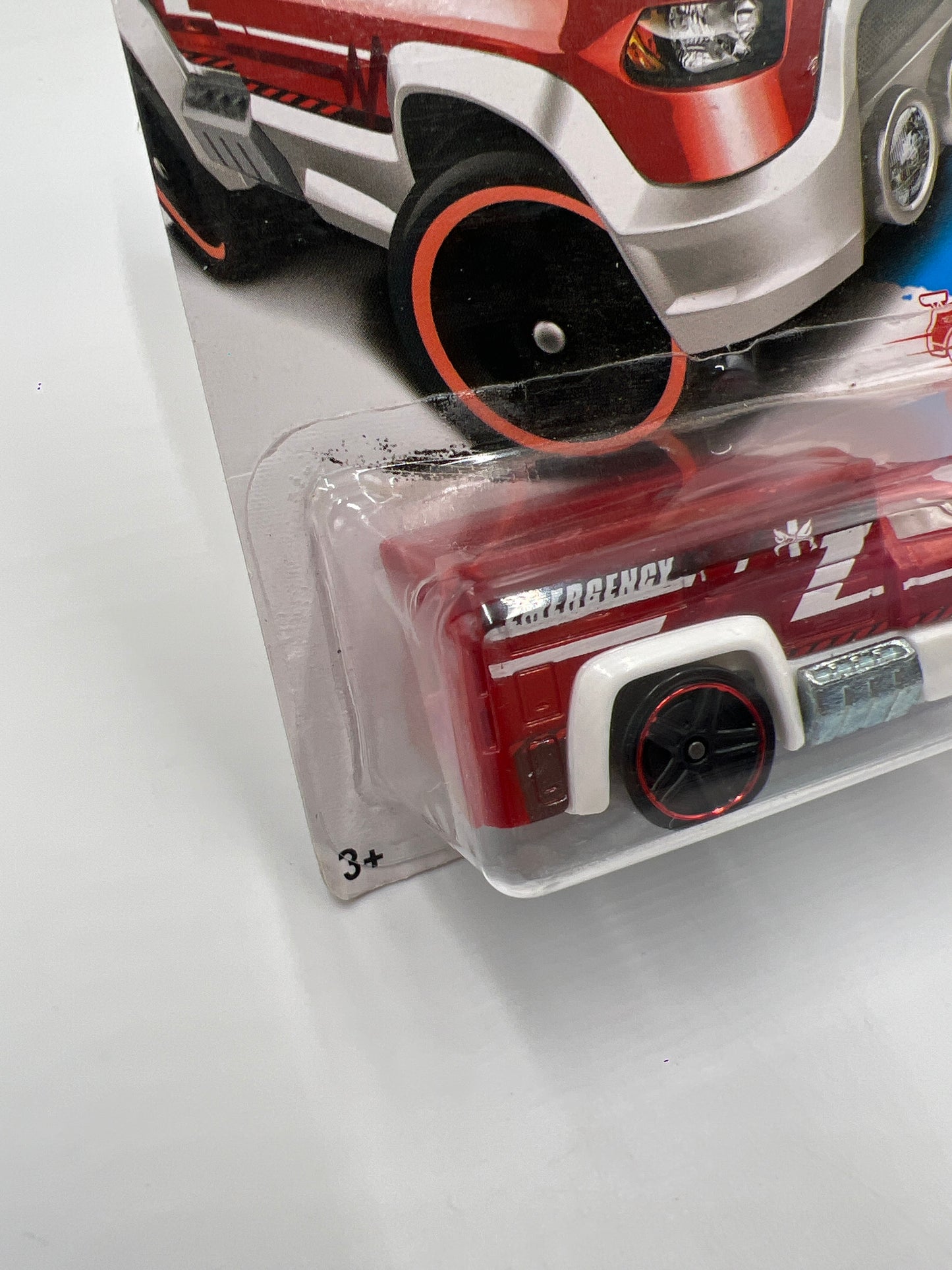 Hot Wheels Target Red Edition Rescue Duty Red Blister Not Perfect