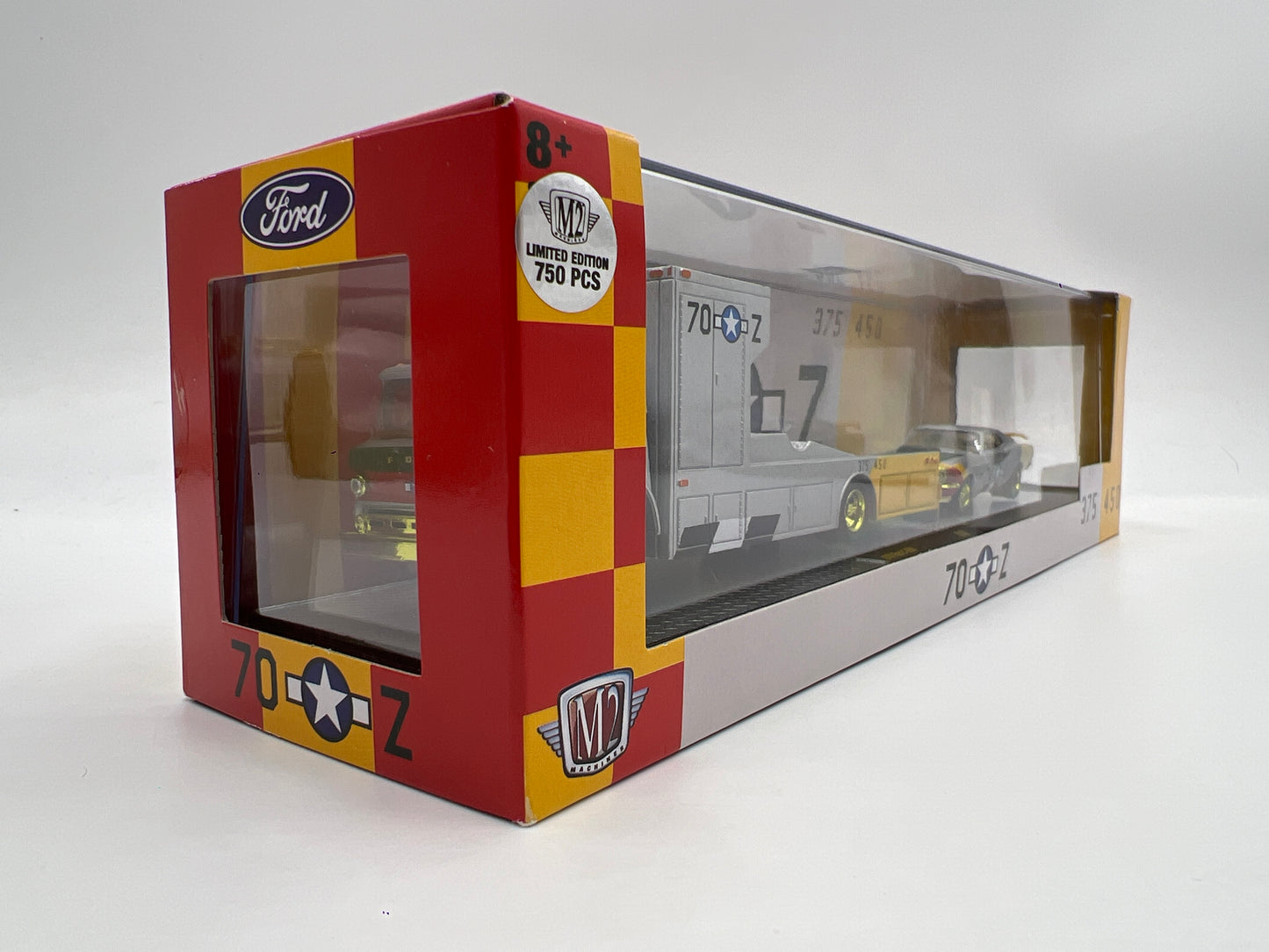 M2 Machines Auto Haulers CHASE 1970 Ford C-950 & 1970 Ford Mustang Boss 429 R48