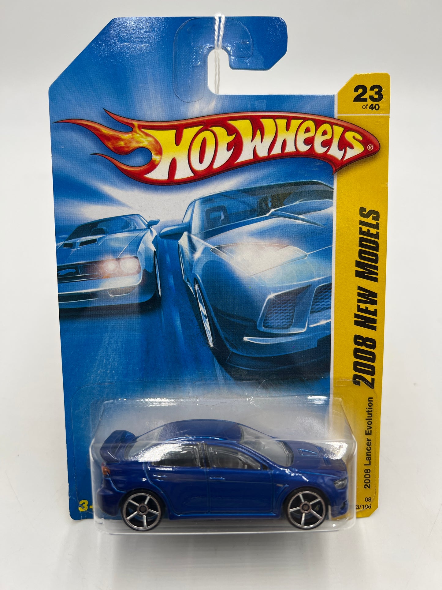 2008 Hot Wheels New Models #23 2008 Lancer Evolution Blue 92D