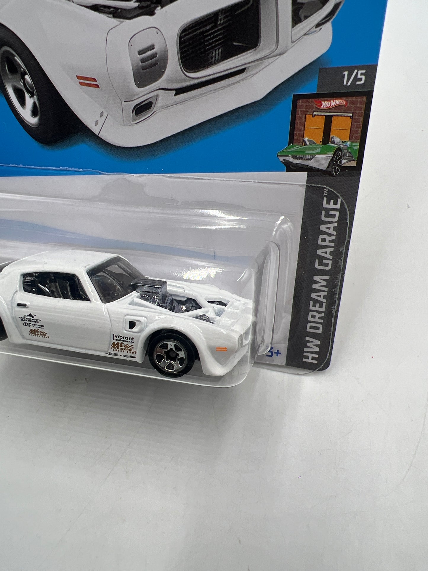 2022 Hot Wheels #1 1970 Pontiac Firebird White 36A