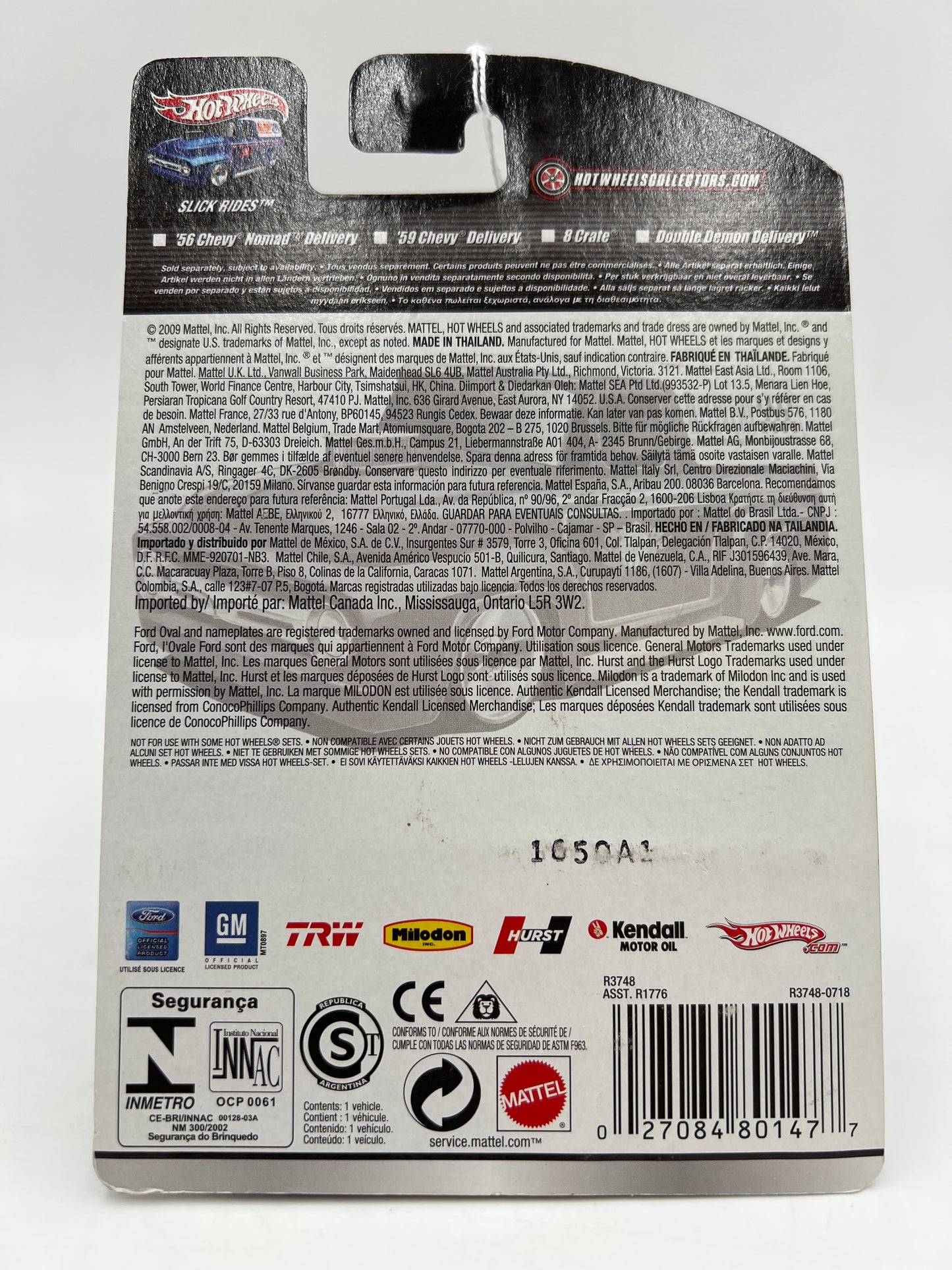 Hot Wheels Slick Rides #29 8 Crate TRW Silver 242B