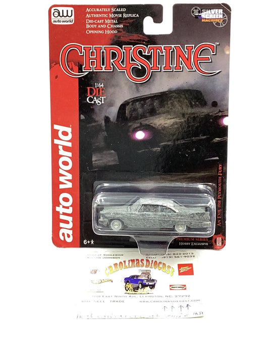 Auto world Christine an evil burnt 1958 Plymouth Fury hobby exclusive