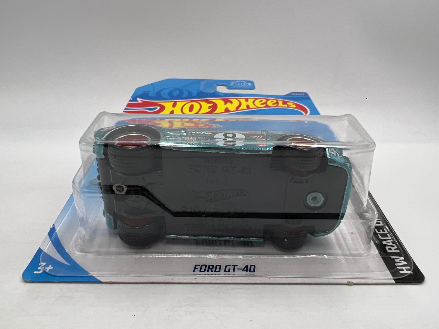 2020 Hot Wheels Super Treasure Hunt #35 Ford GT-40 Gulf Blue W/Protector