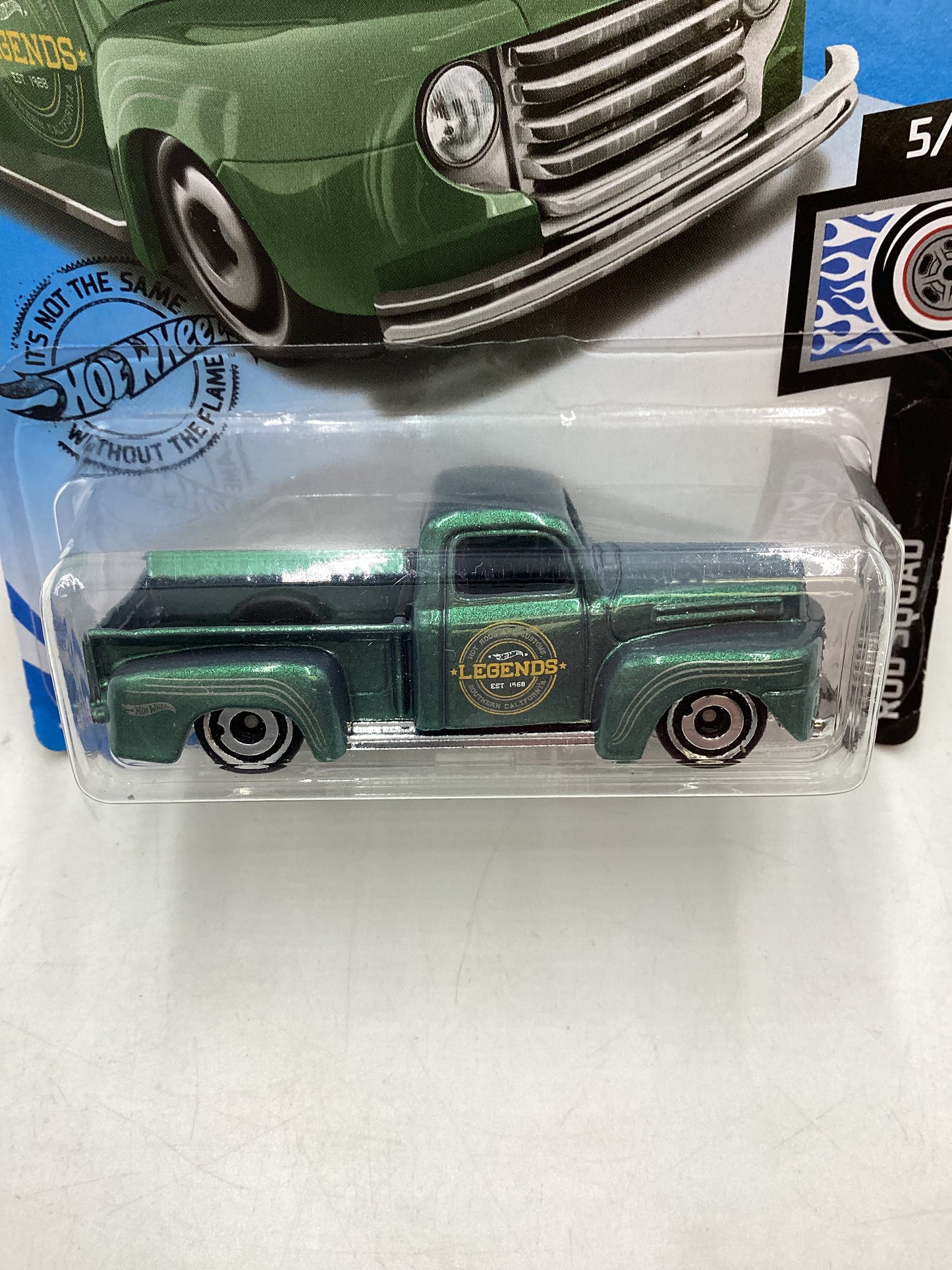 2020 Hot Wheels #120 49 Ford F1 Metallic Green 33B