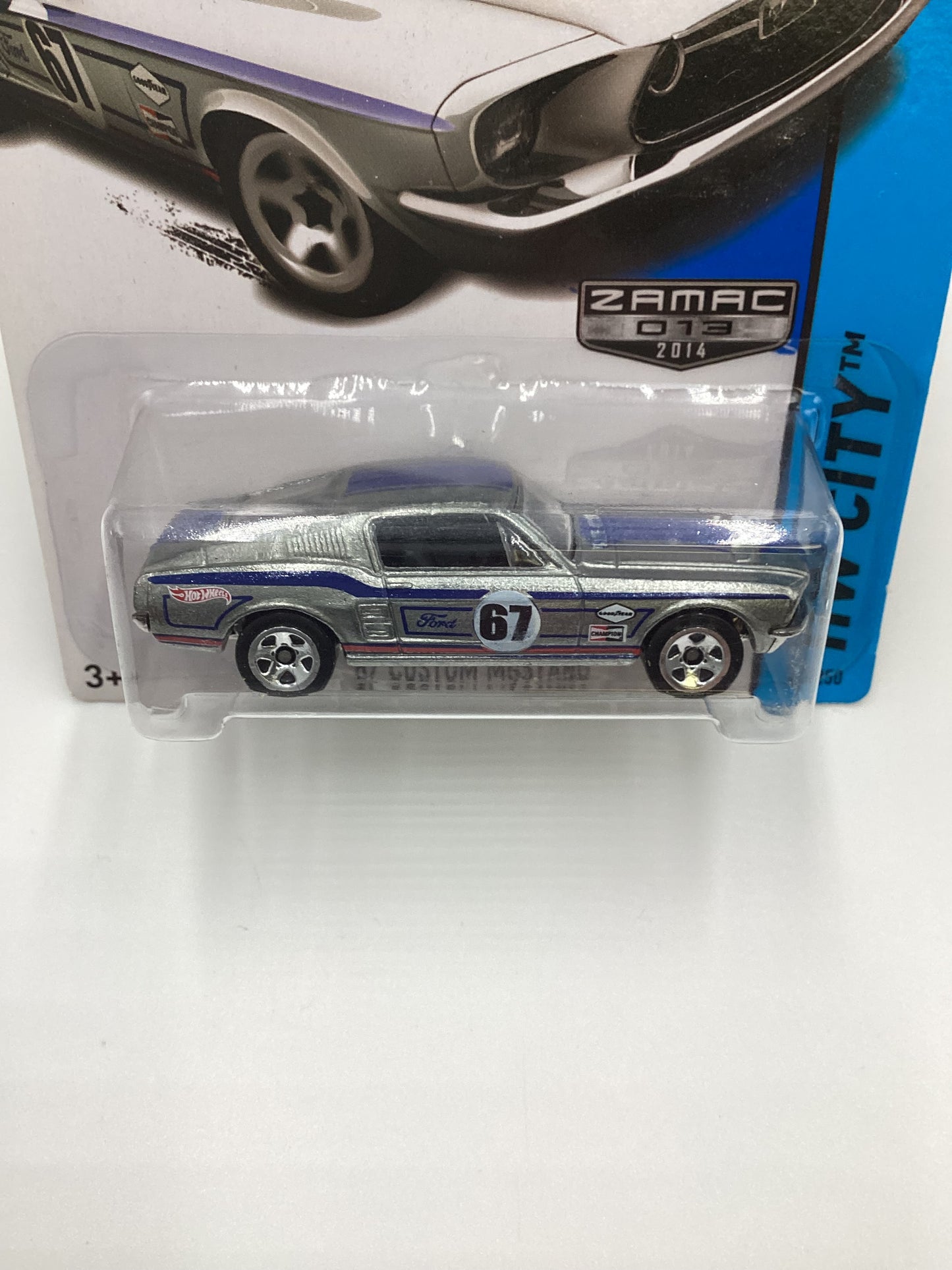 2014 Hot Wheels #098 Zamac 67 Custom Mustang