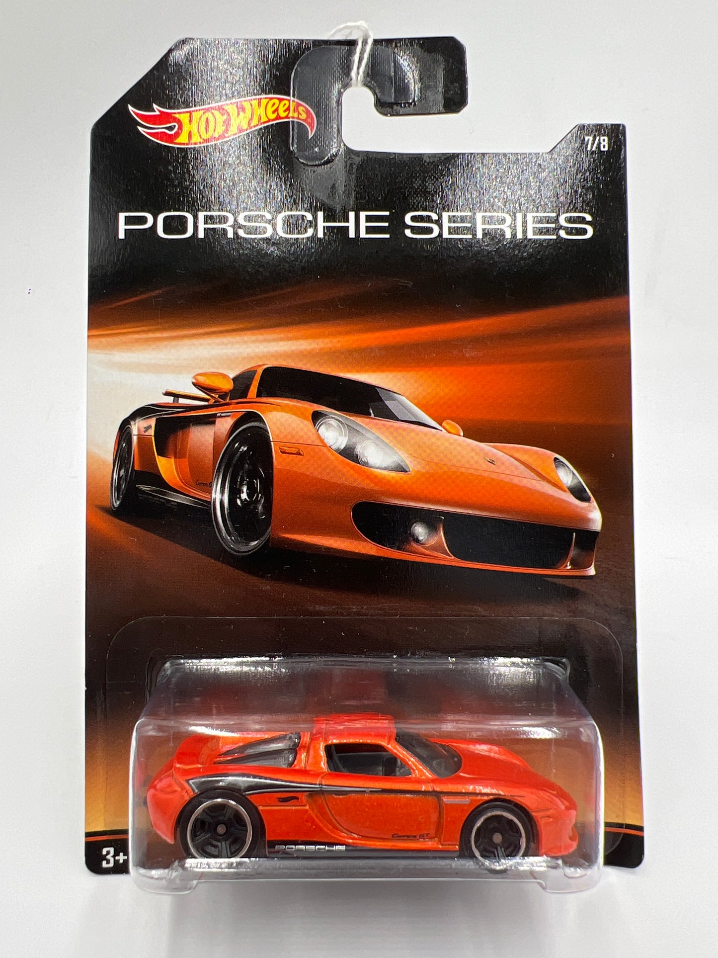 2015 Hot Wheels Walmart Exclusive Porsche Series #7 Porsche Carrera GT Orange