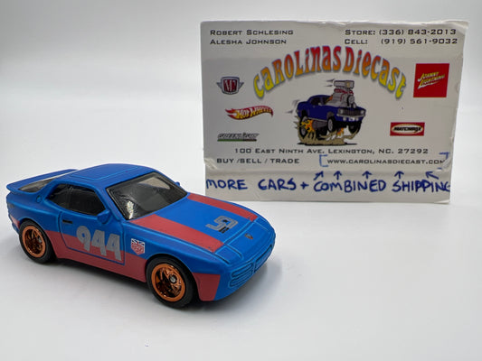 Hot Wheels 89 Porsche 944 Turbo Blue CUSTOM