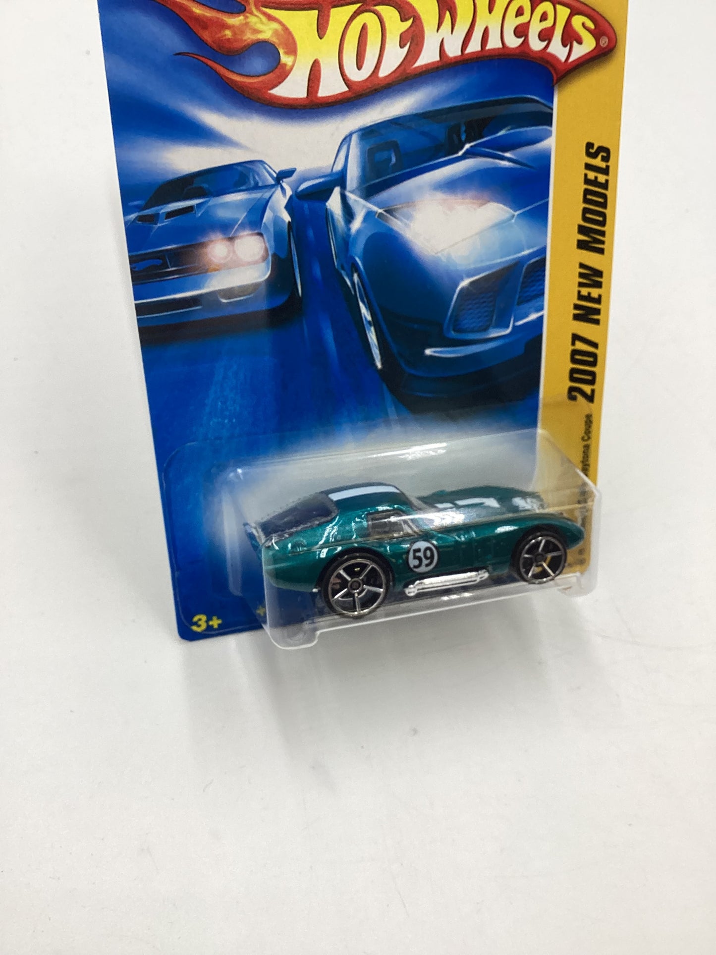 2007 Hot Wheels New Models #6 Shelby Cobra Daytona Coupe Teal 21A