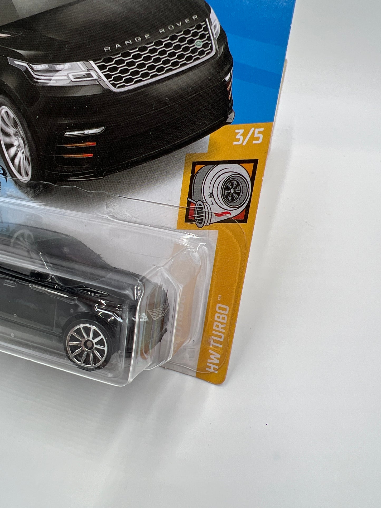 2020 Hot Wheels Turbo #119 Range Rover Velar Black 51B