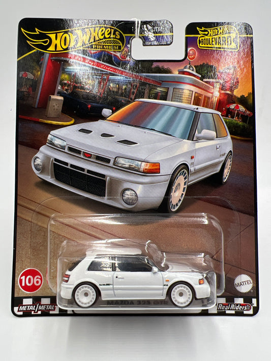 Hot Wheels Premium Boulevard #106 Mazda 323 GTR White 264G