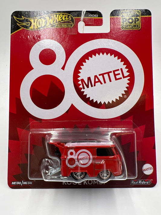 2025 Hot Wheels Pop Culture 80th Anniversary Mattel Kool Kombi Red 242D