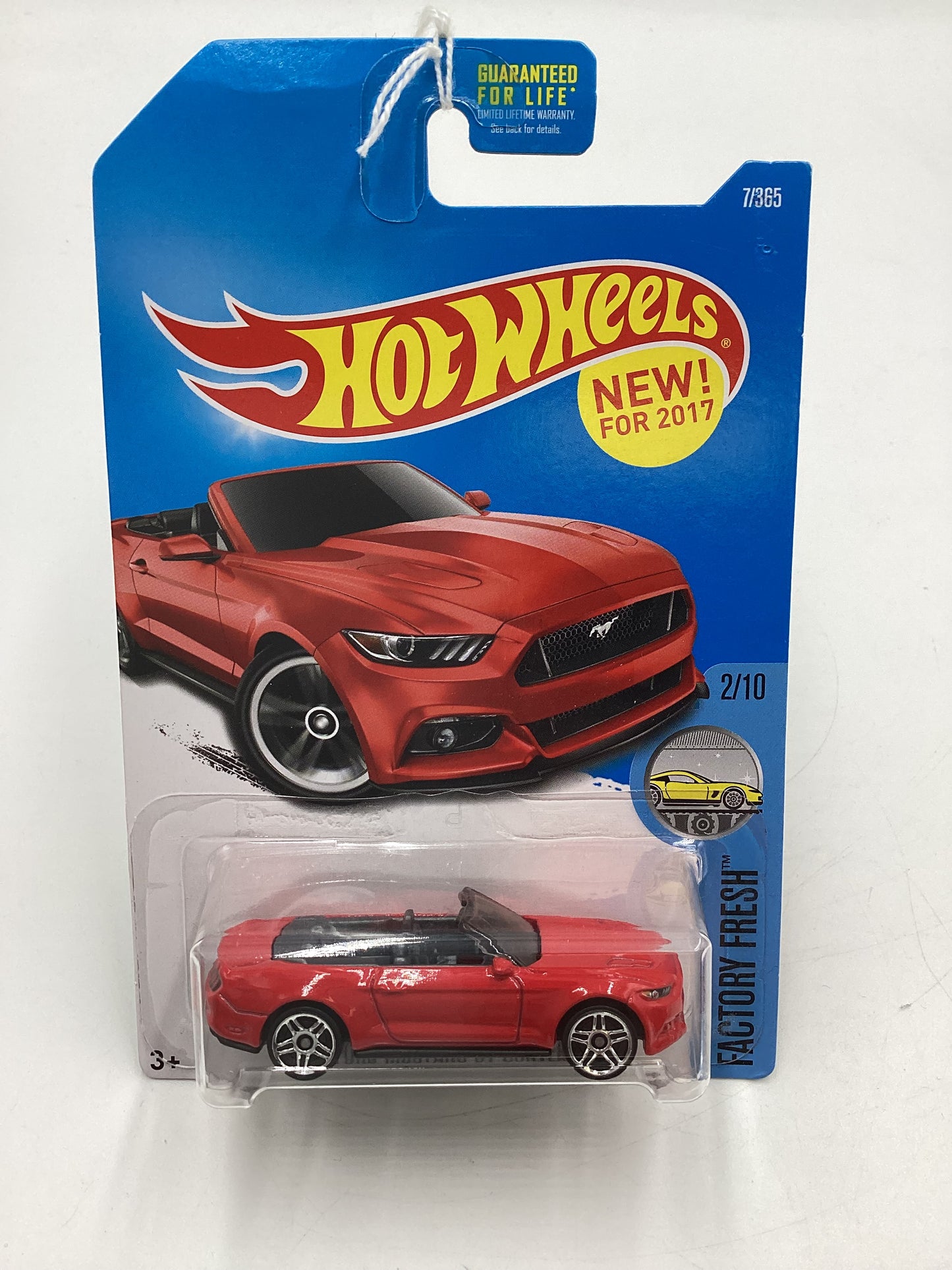 2017 Hot Wheels Factory Fresh #7 2015 Ford Mustang GT Convertible Red