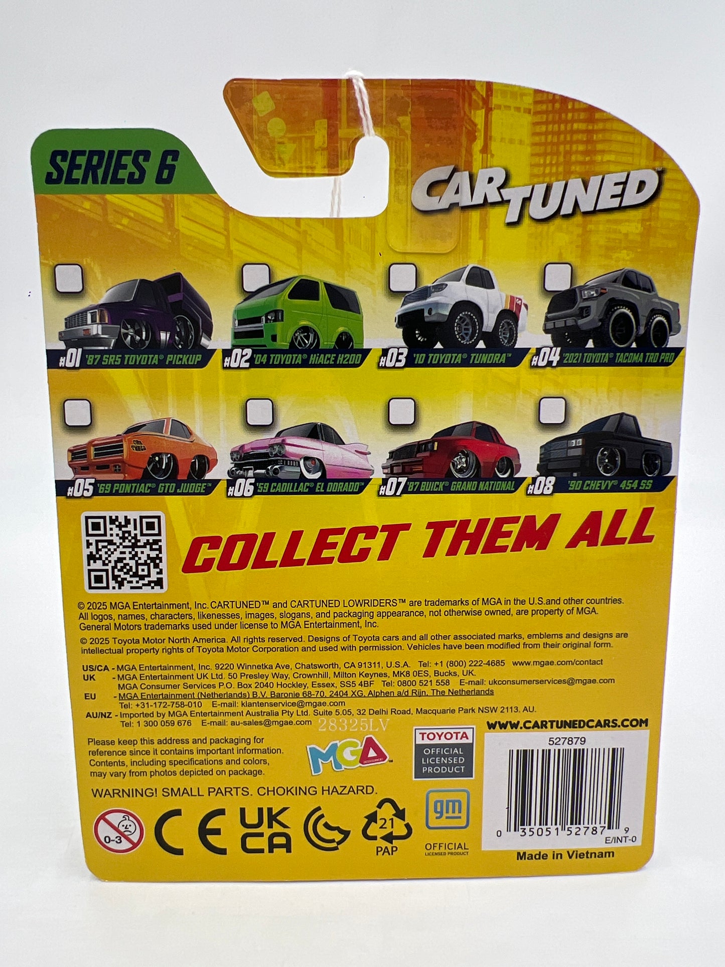 2025 MGA Car Tuned Series 6 #3 10 Toyota Tundra White 179i