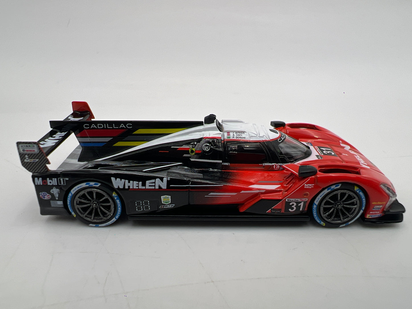 Mini GT #745 Cadillac V-Series.R #31 2023 IMSA Sebring 12 Hrs Winner Whelen Cadillac Racing
