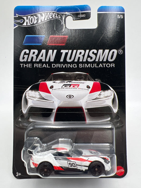 Hot Wheels Gran Turismo #5 20 Toyota GR Supra White 158E
