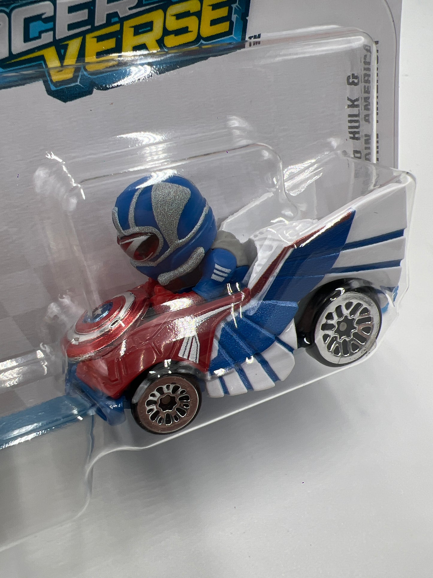 2025 Hot Wheels Racer Verse 2 Pack Marvel Studios Red Hulk & Captain America 116A