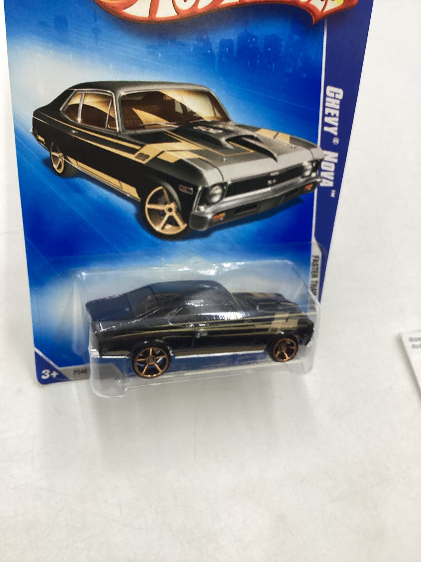 2009 Hot Wheels #136 Chevy Nova Black