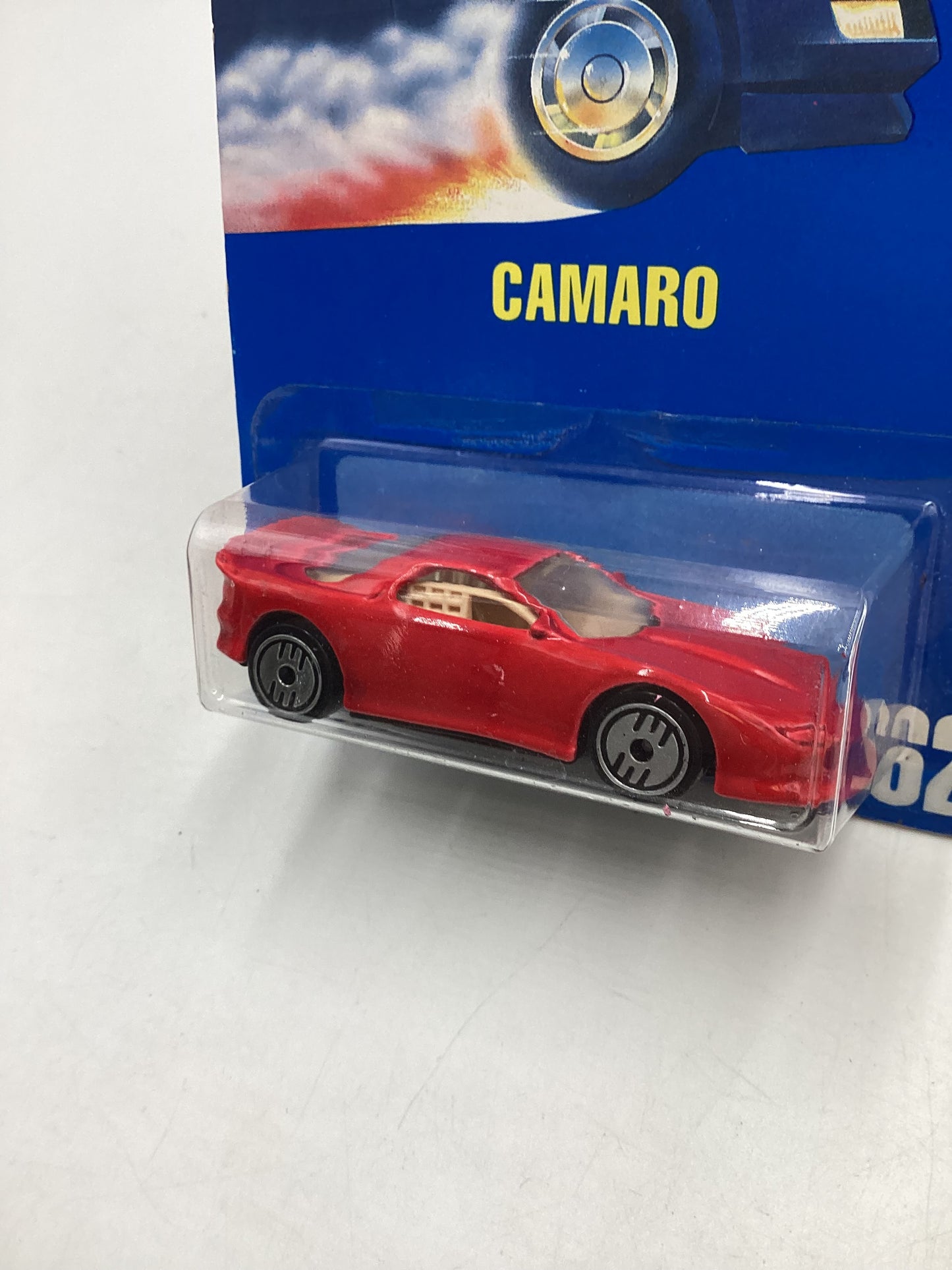 Hot Wheels Blue Card Collector No. 262 Red Camaro 240E