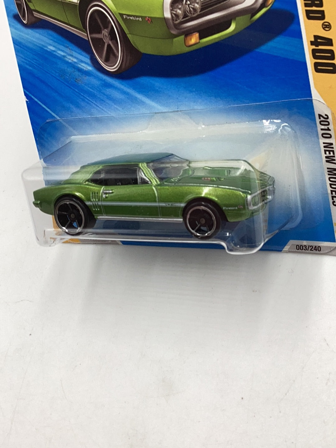 2010 Hot Wheels #3 67 Pontiac Firebird 400 green 58F