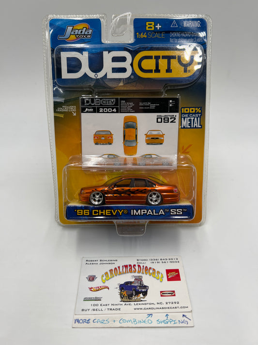 Jada Toys Dub City #92 96 Chevy Impala SS Orange