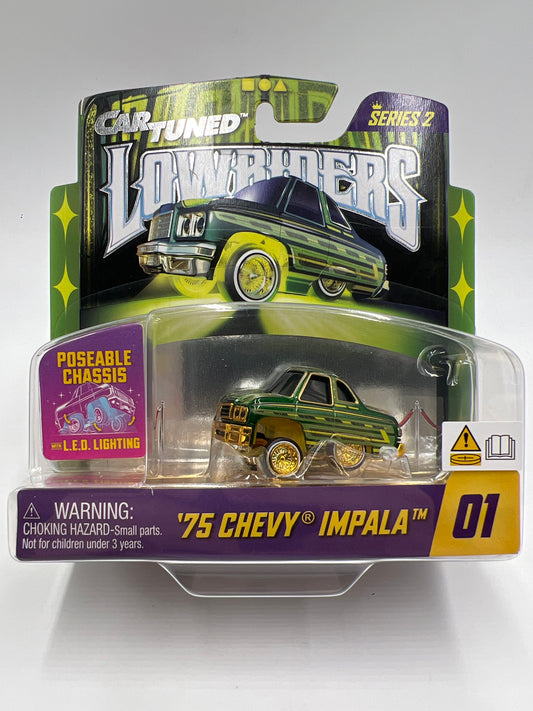 MGA Car Tuned Series 2 Show Glow Lowriders #1 75 Chevy Impala