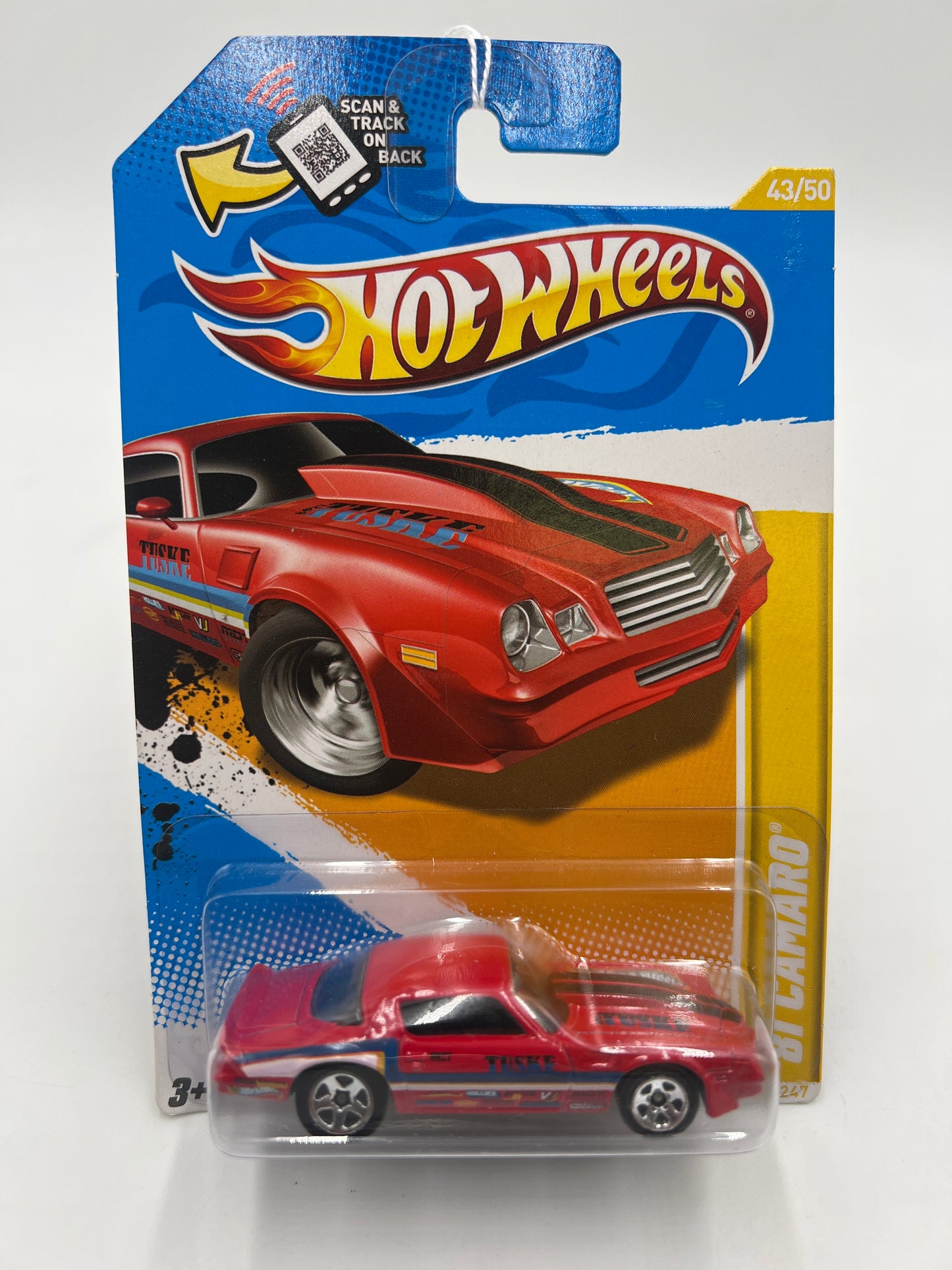 2012 Hot Wheels New Models #43 81 Camaro Red 4D