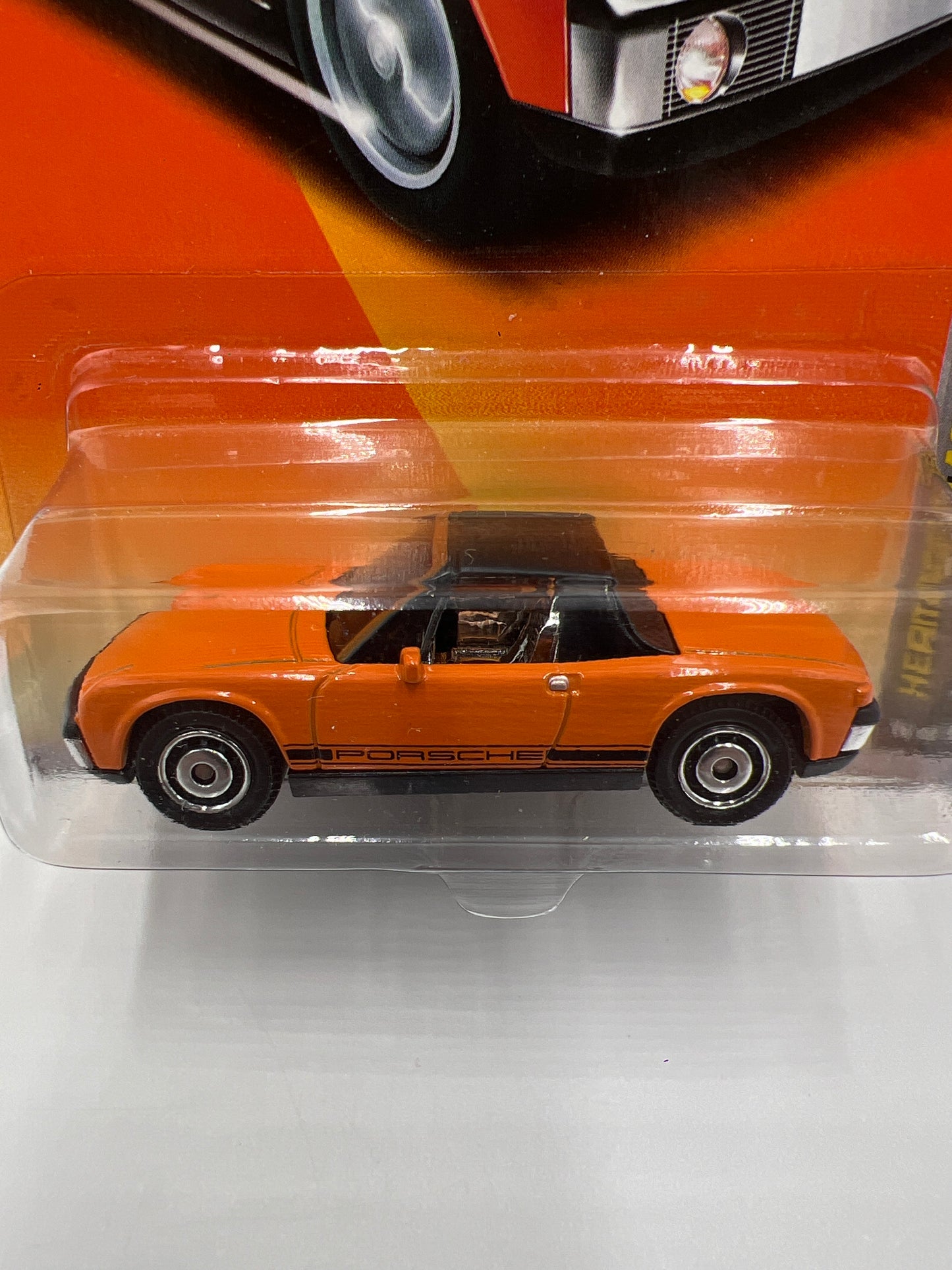 2010 Matchbox Heritage Classics #16 VW-Porsche 914-6 Orange 208D