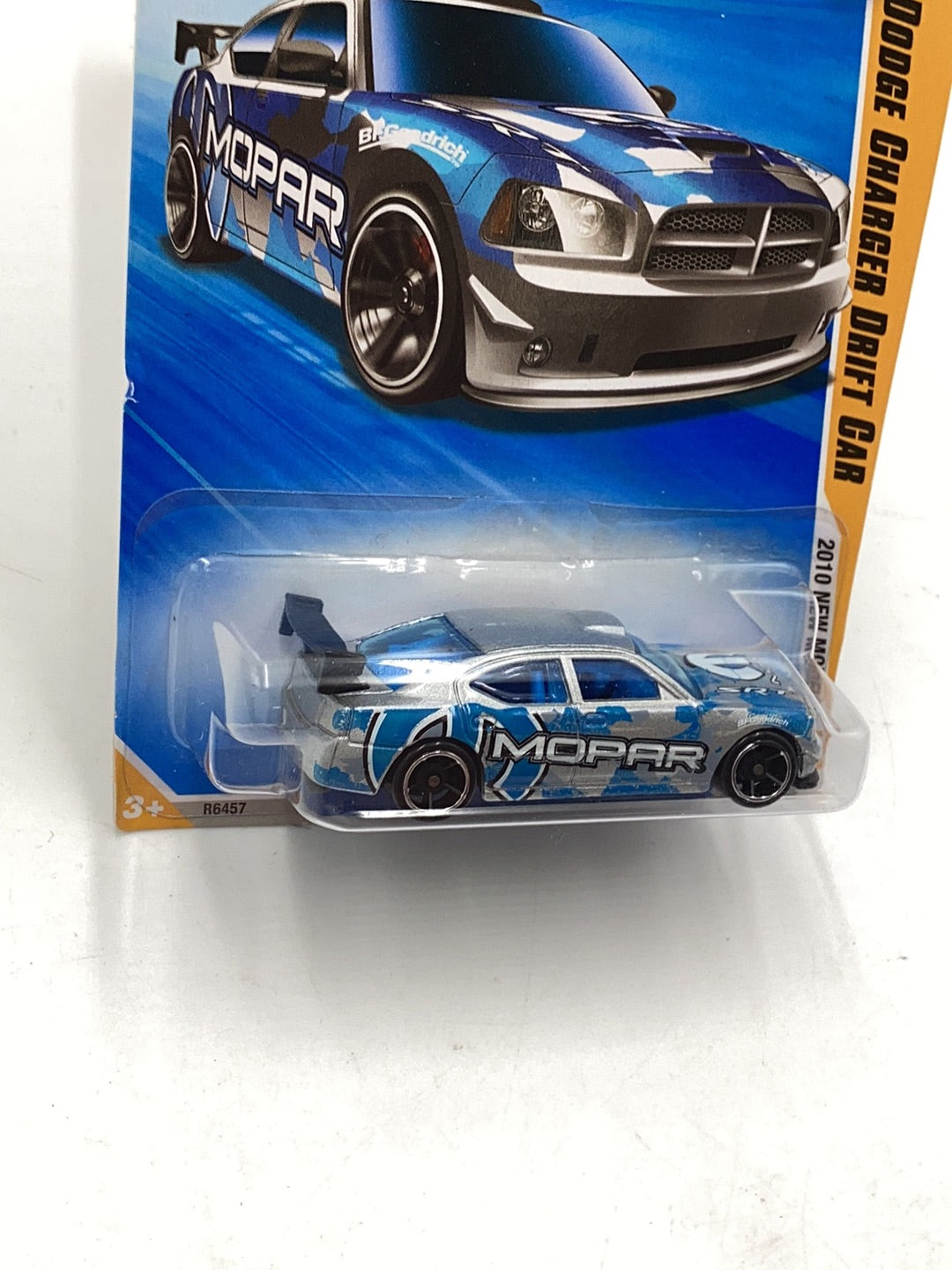 2010 Hot Wheels #43 Dodge Charger Drift Car silver 58E