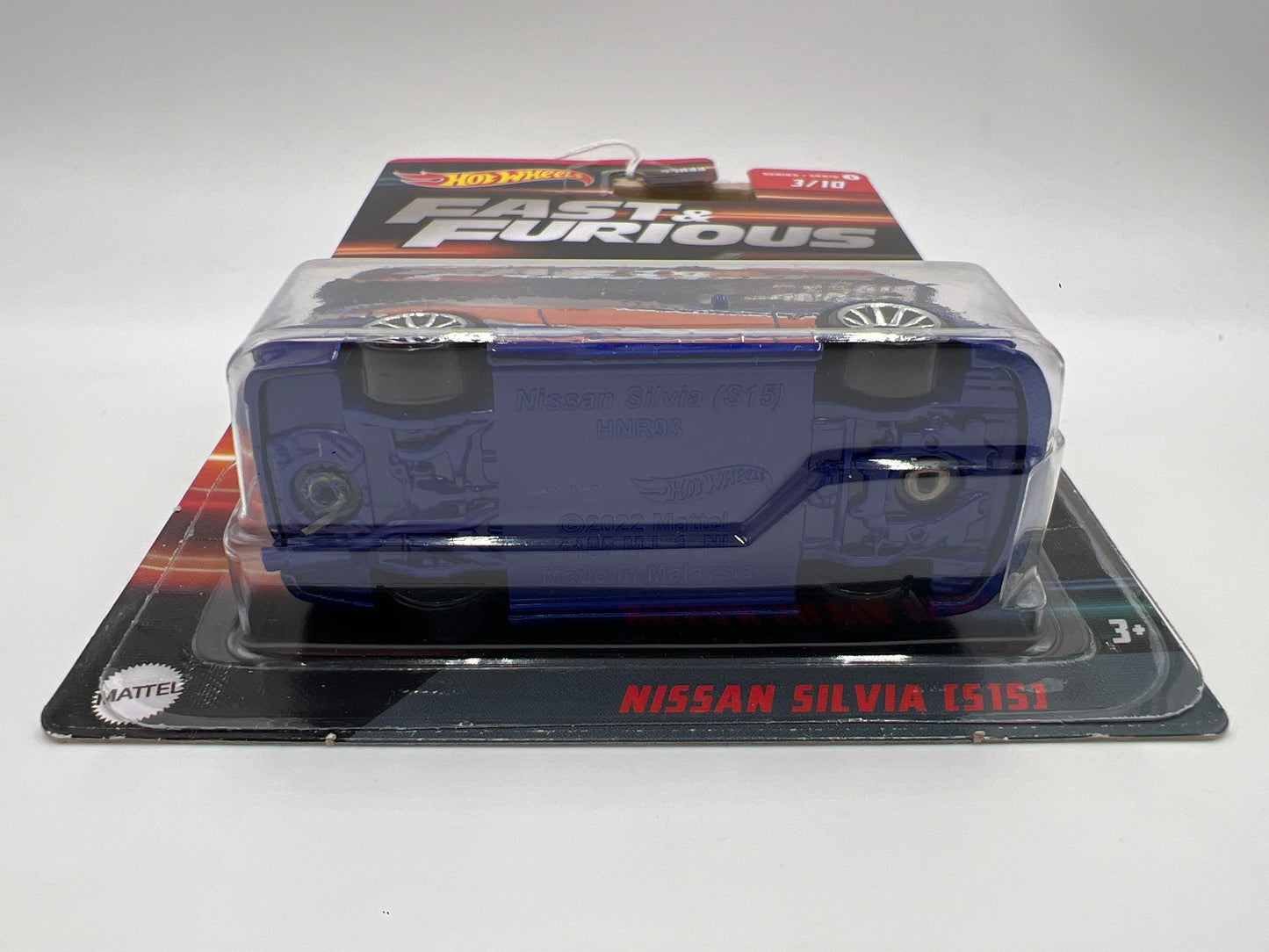 Hot Wheels Fast & Furious Series 1 #3 Tokyo Drift Nissan Silvia S15 Blue/Orange 71E