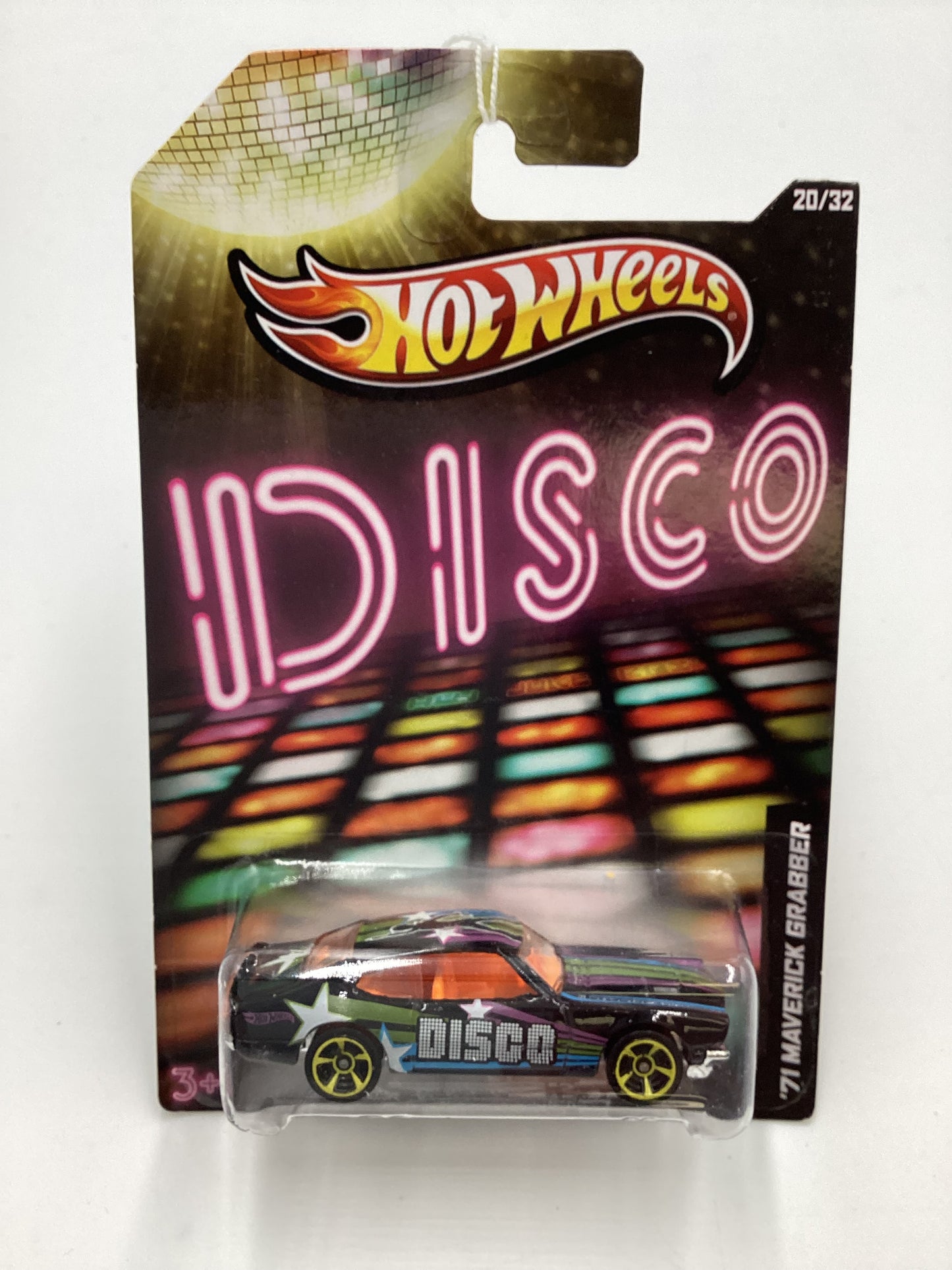 Hot wheels Jukebox Disco #20 71 Maverick Grabber Black 157F