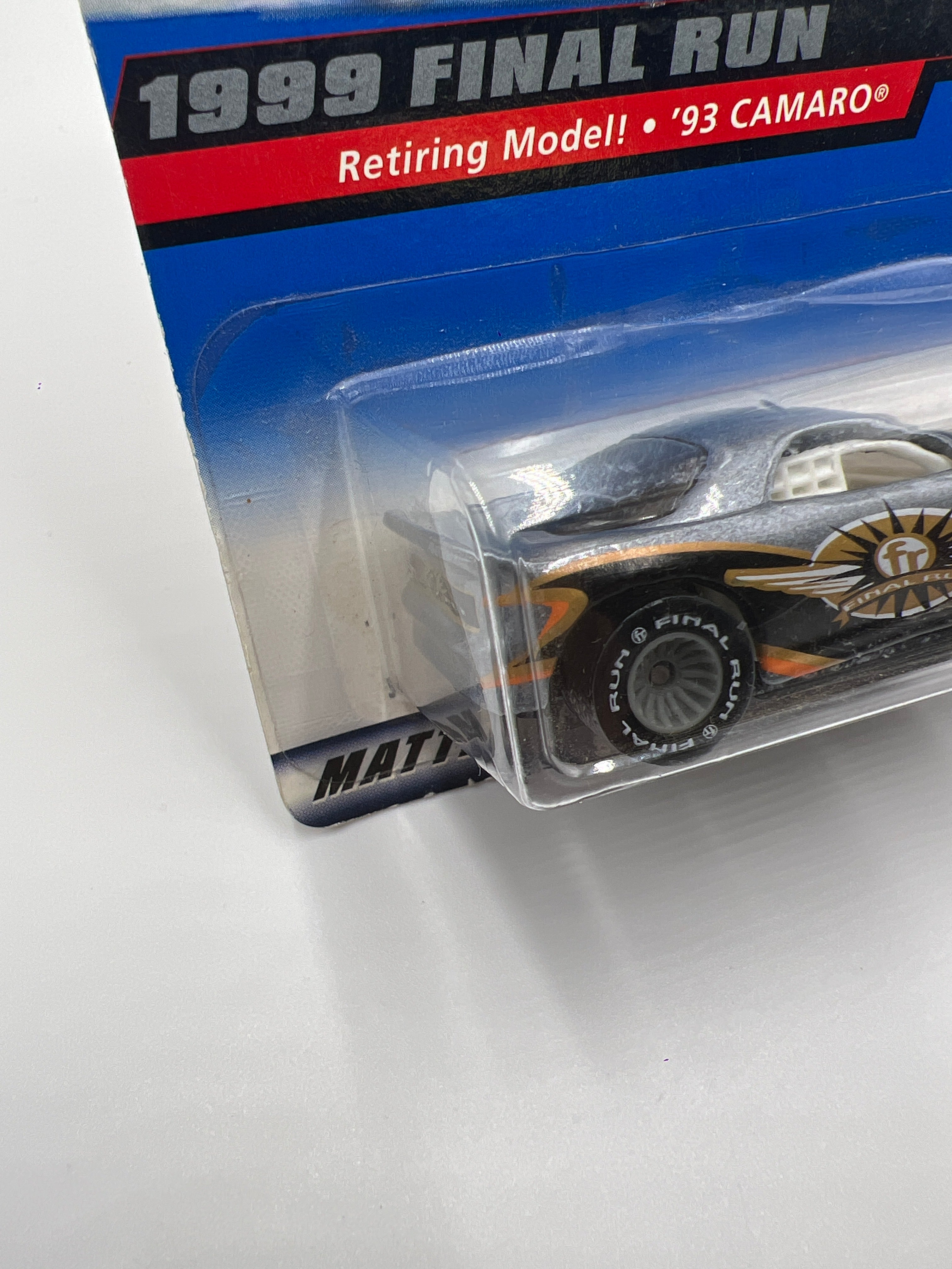 1999 Hot Wheels Final Run Series #8 93 Camaro Silver Real Riders