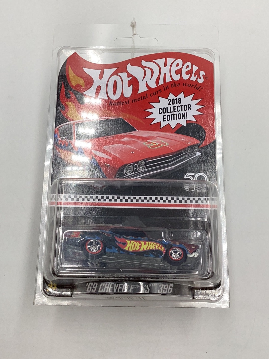 Hot Wheels Mail in 2018 Collectors Edition RLC 1969 Chevelle SS 396 with protector