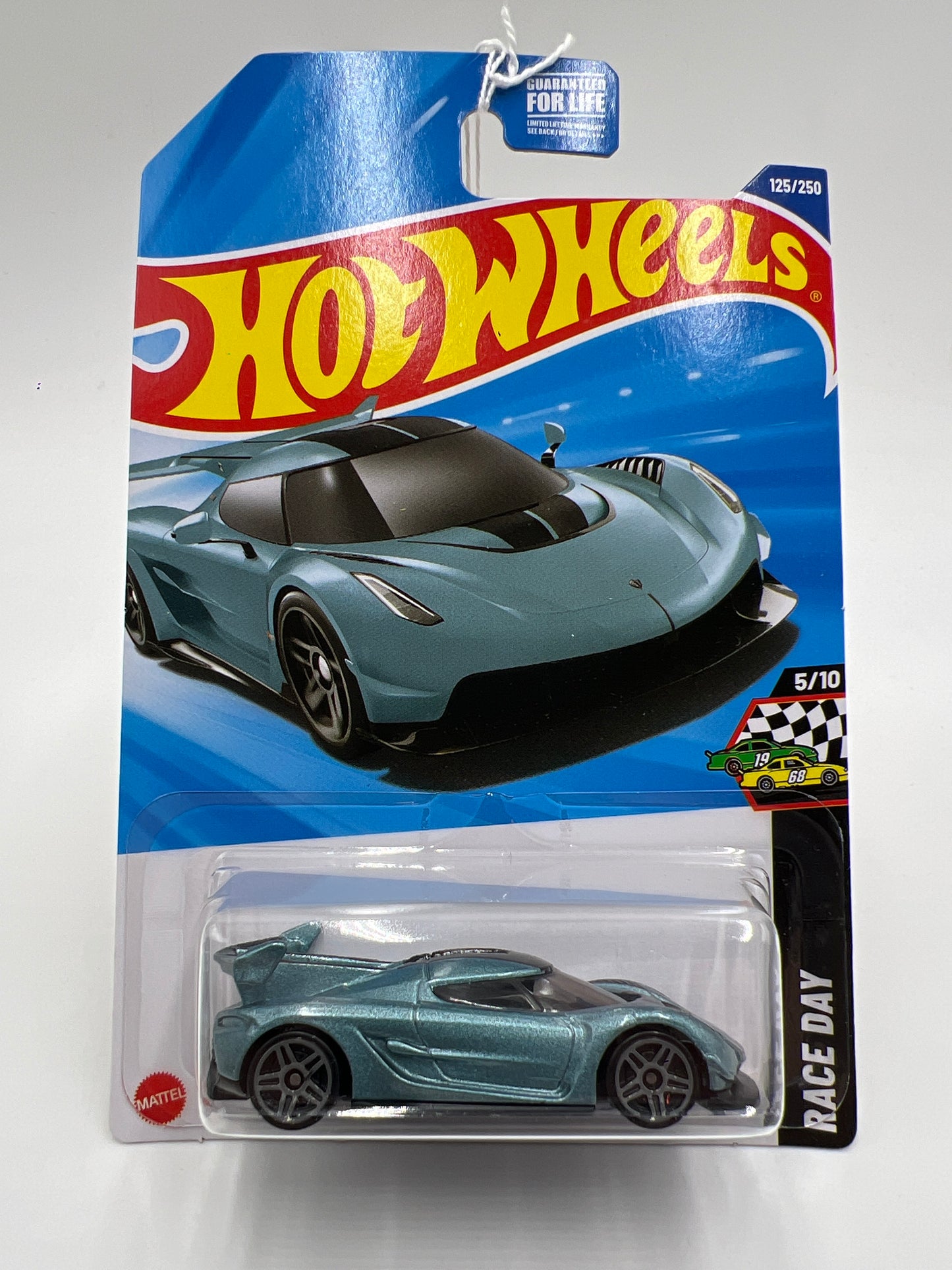 2025 Hot Wheels M Case Race Day #125 2020 Koenigsegg Jesko Blue 106i