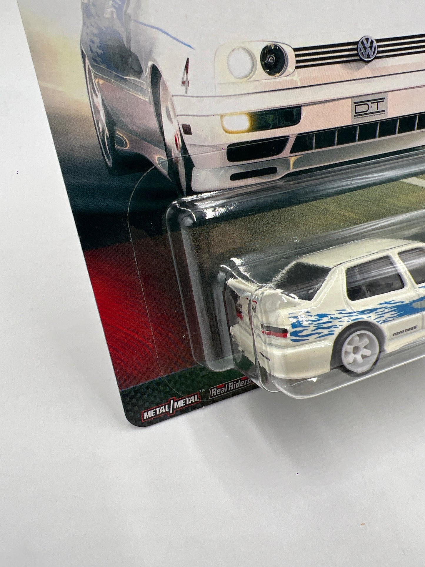 Hot Wheels Fast & Furious Original Fast #4 Volkswagen Jetta MK3 White W/Protector