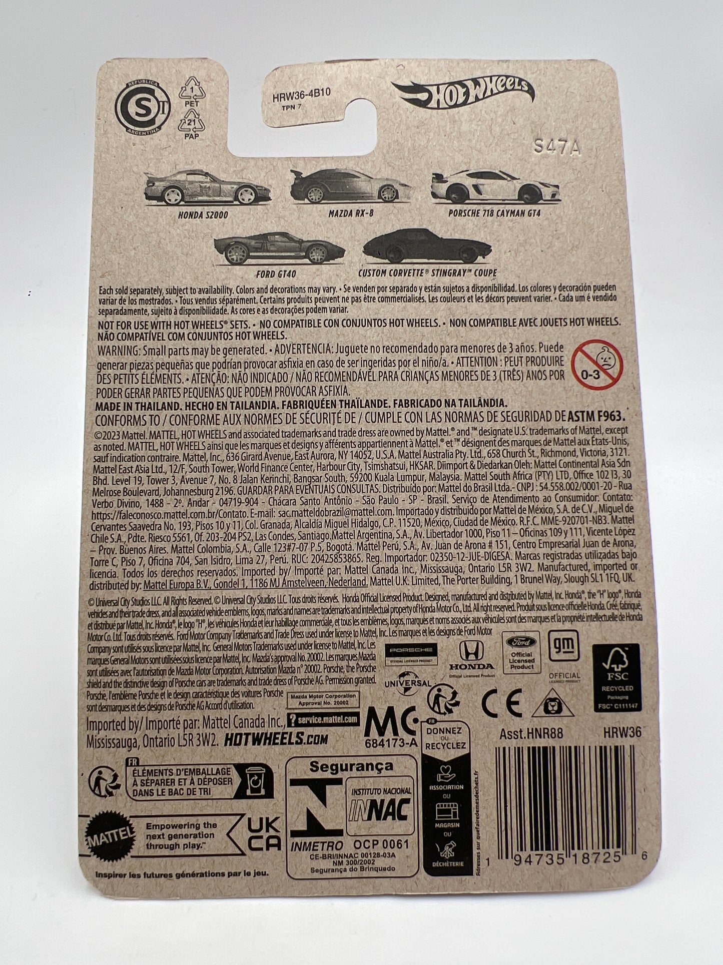 2024 Hot Wheels Fast and Furious Women of Fast #1 Suki Honda S2000 Pink W/Protector