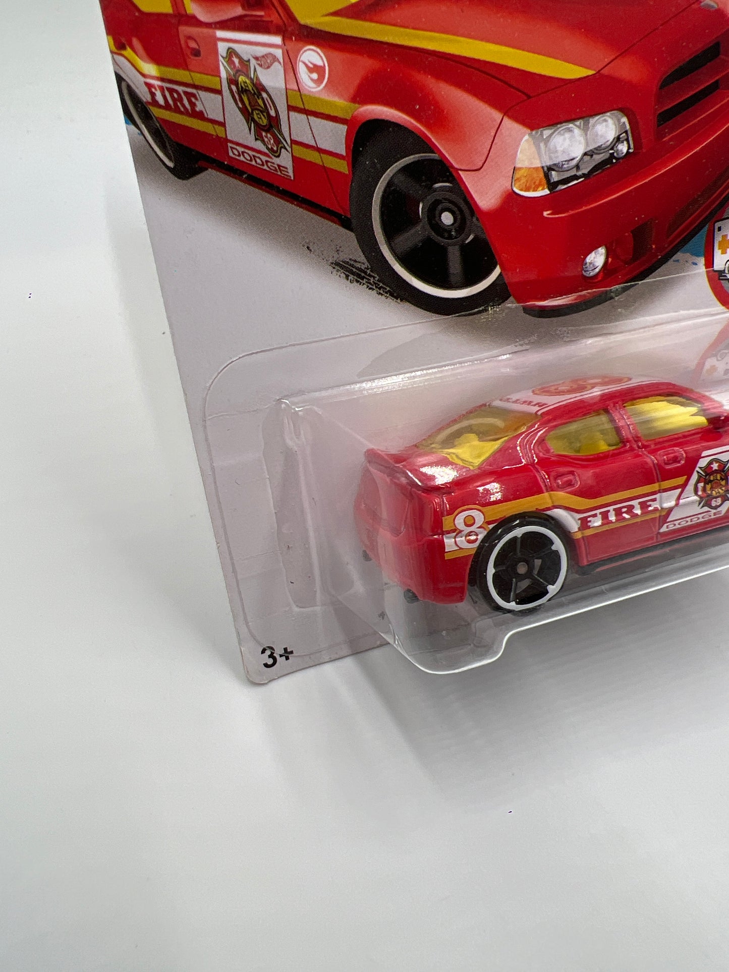 2016 Hot Wheels Treasure Hunt #215 Dodge Charger SRT8 Red 276G