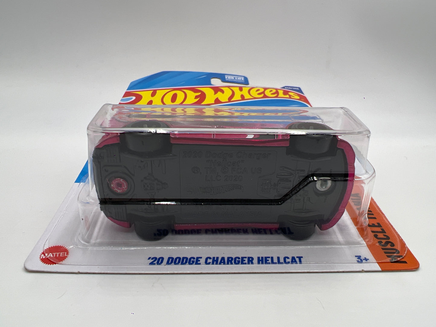 2025 Hot Wheels N Case Super Treasure Hunt #240 20 Dodge Charger Hellcat Pink W/Protector #2
