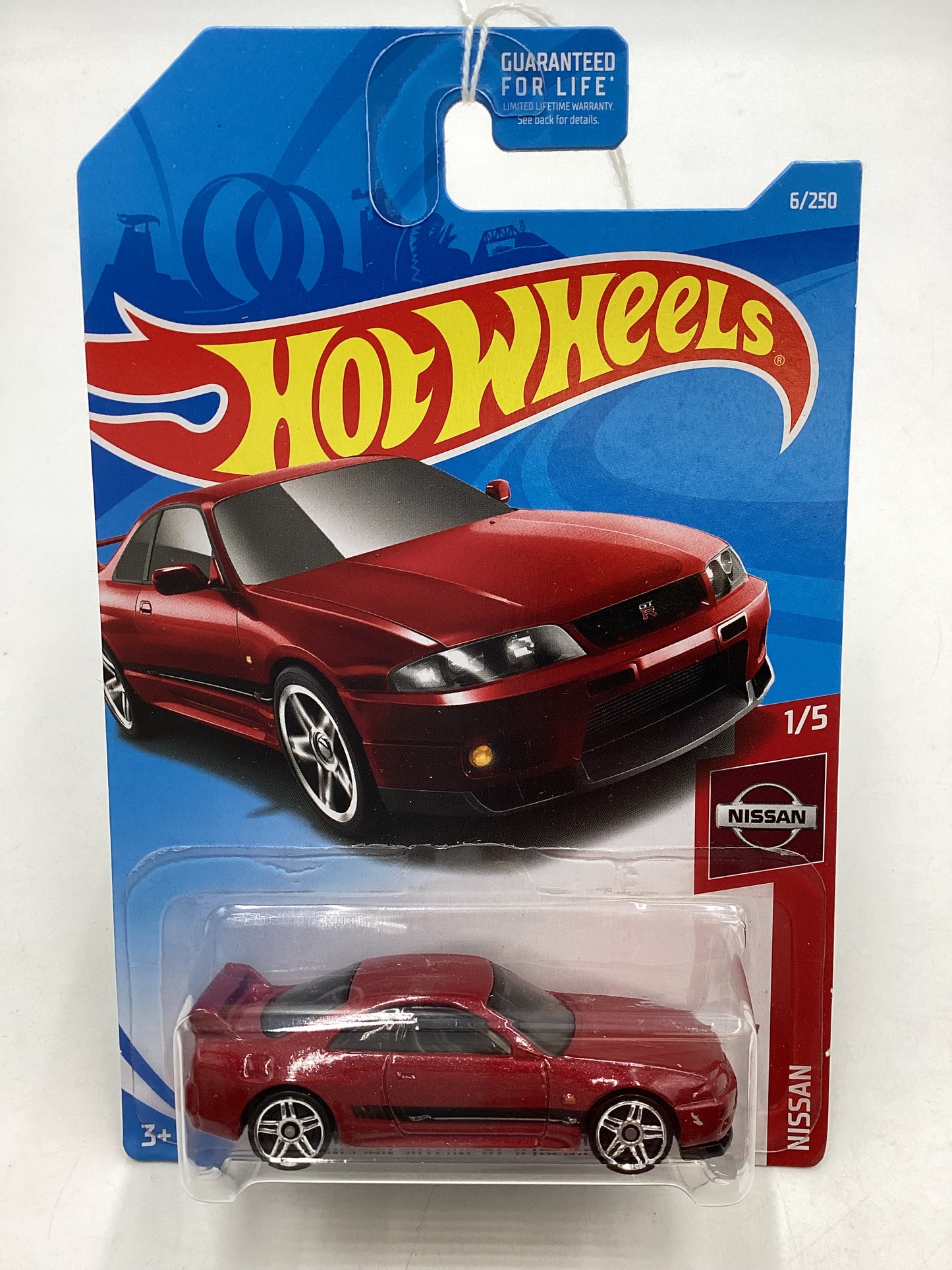 2019 Hot Wheels #006 Red Nissan Skyline GT-R BCNR33 81G