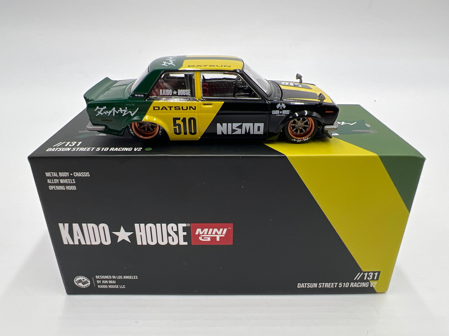 Mini GT Kaido House #131 Datsun Street 510 Racing V2