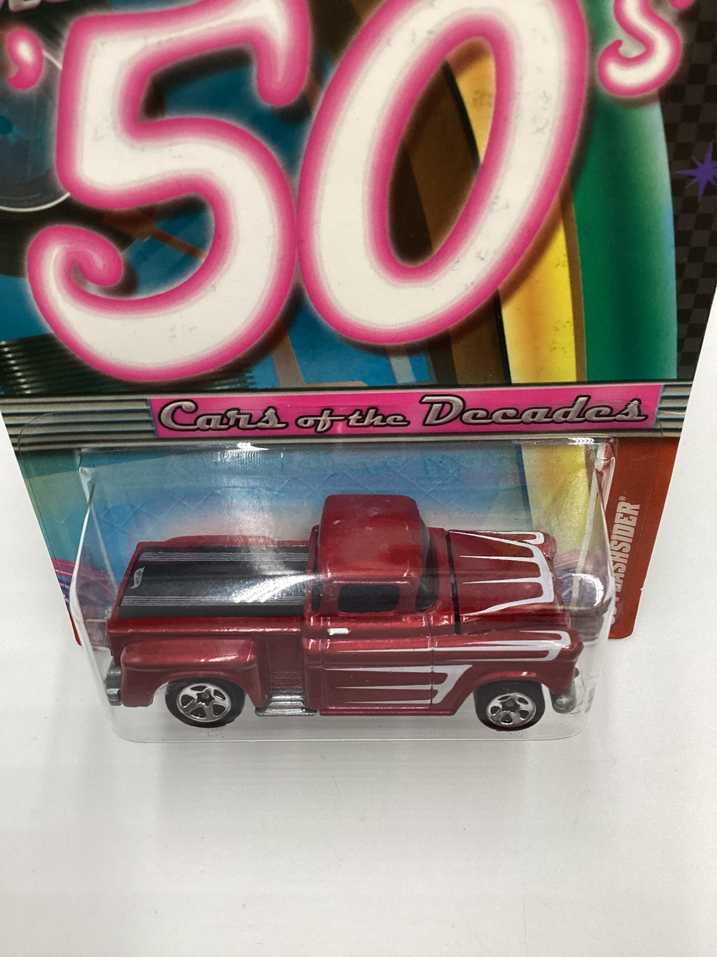 2011 Hot Wheels Cars of the Decades The 50s #11 56 Flashsider Red 157F