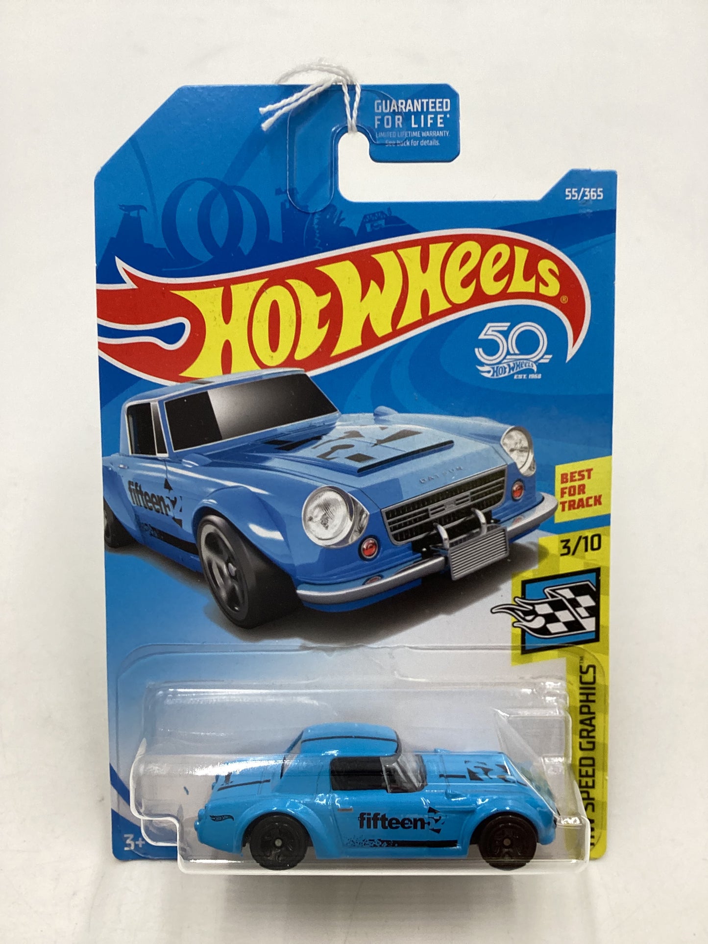 Hot Wheels 2018 Fairlady 2000 Light Blue #055 80A