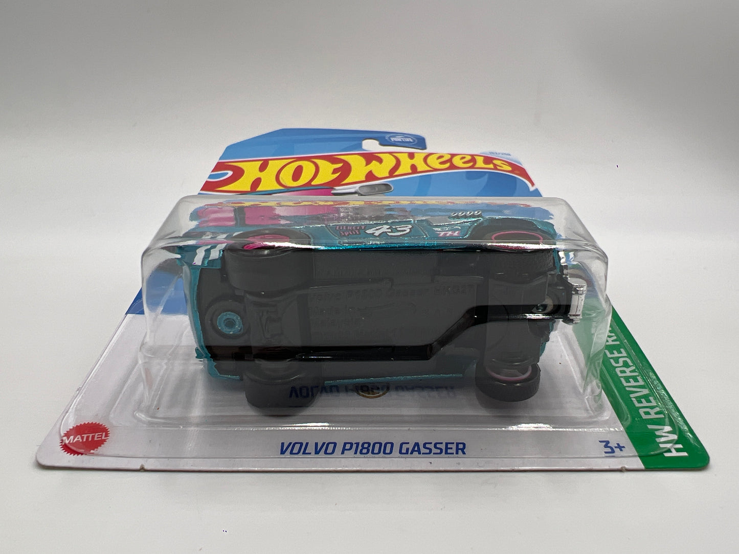 2024 Hot Wheels Super Treasure Hunt #153 Volvo P1800 Gasser Blue W/Protector