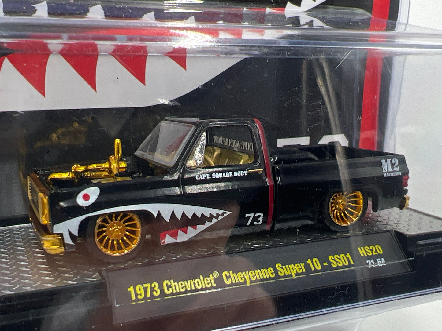 M2 Machines Hobby Exclusive CHASE 1/420 Capt Square Body 1973 Chevrolet Cheyenne Super 10 SS01 HS20