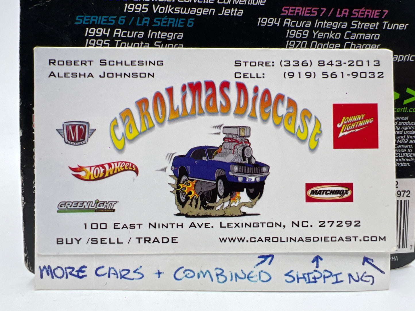 Racing Champions The Fast and Furious Series 7 1970 Dodge Charger Black Bad Card