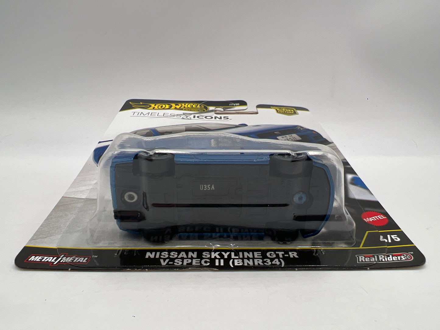Hot Wheels Premium Car Culture Timeless Icons #4 Nissan Skyline GT-R V-Spec II BNR34 Blue 257D