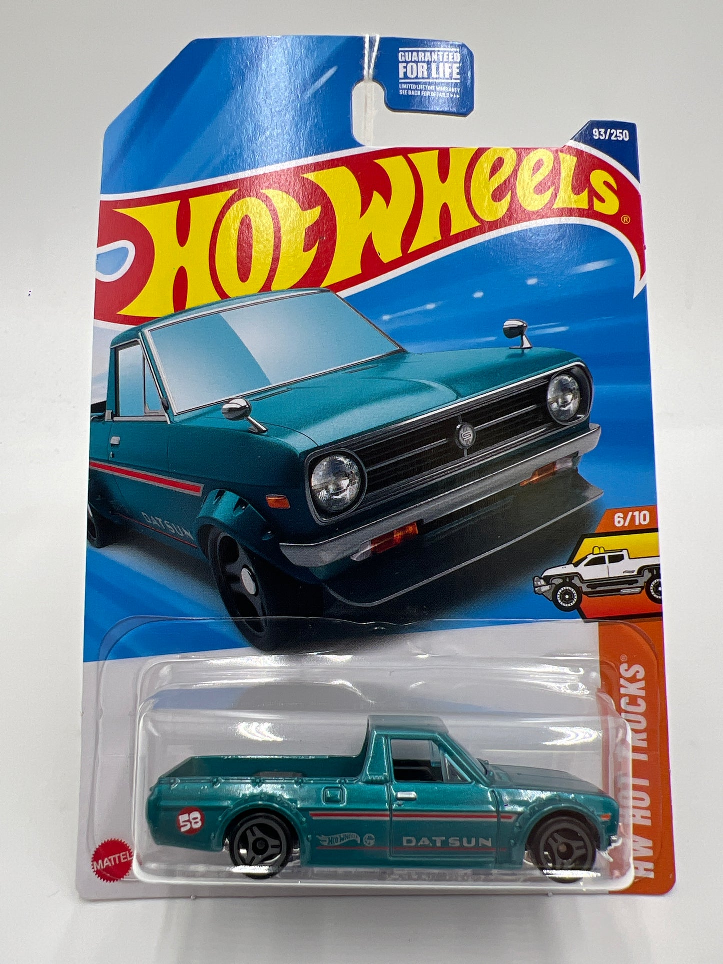 2025 Hot Wheels D Case #93 1975 Datsun Sunny Truck B120 Blue 88F