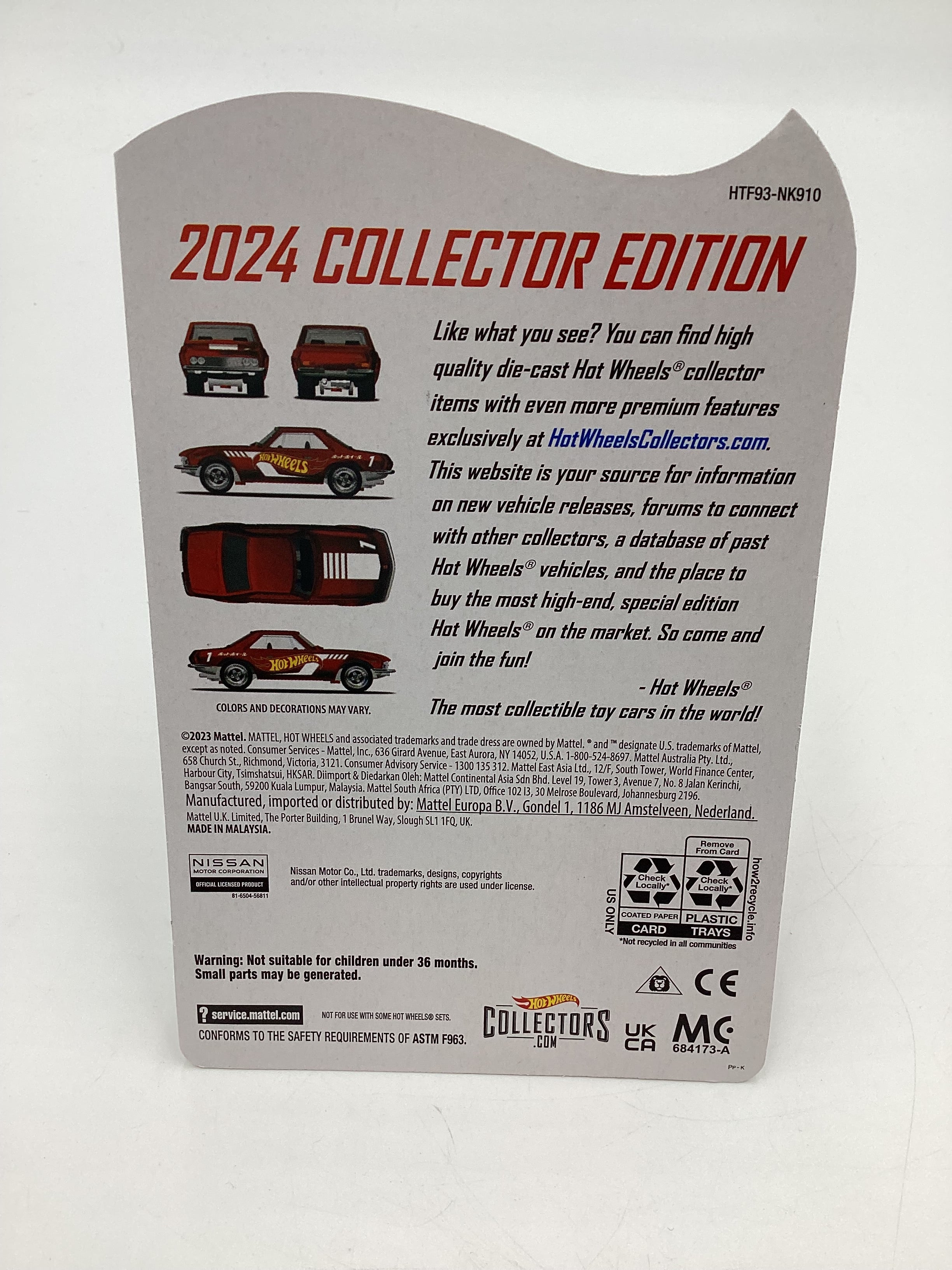 2024 Hot Wheels RLC Nissan Silvia CSP311 Red W/Protector