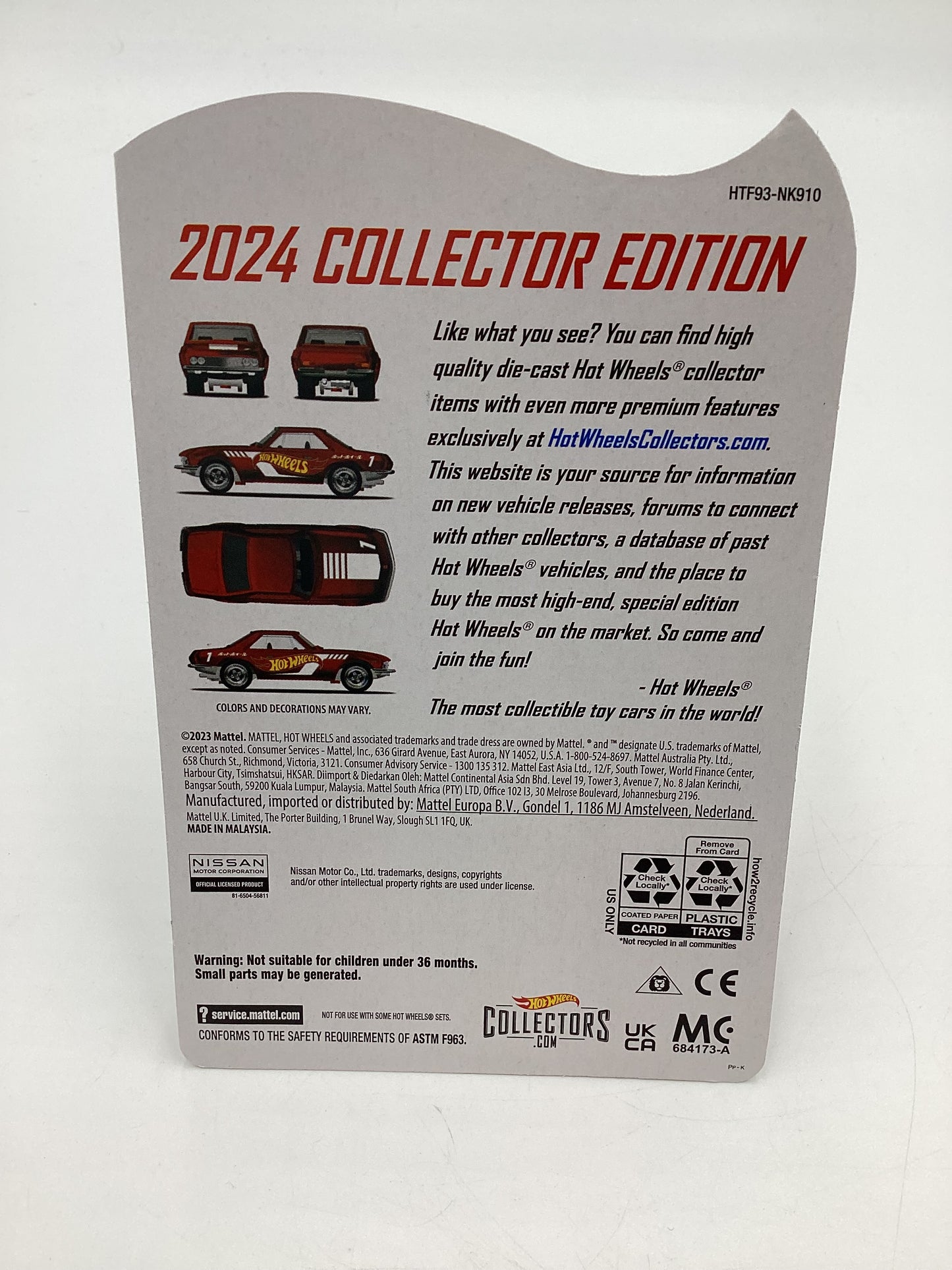 2024 Hot Wheels RLC Nissan Silvia CSP311 Red W/Protector