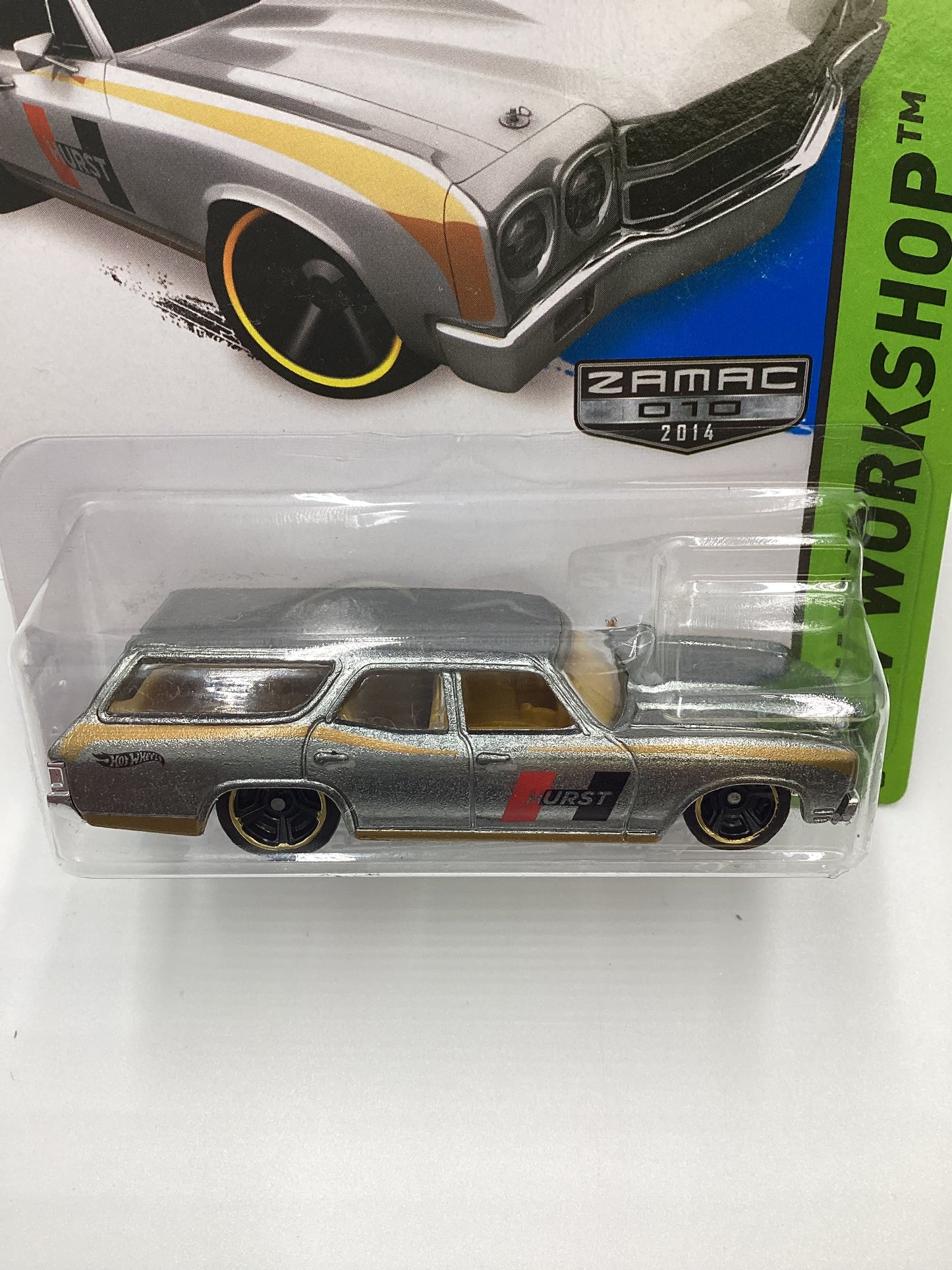 2014 Hot Wheels #245 Zamac 010 70 Chevelle SS Wagon Hurst 147C