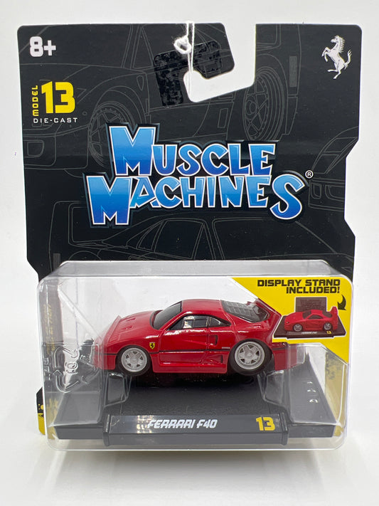 Muscle Machines #3 Ferrari F40 Red SR